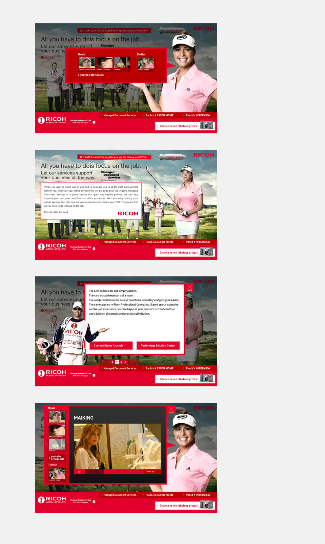 写真：RICOH PROMOTION webサイト - 制作実績